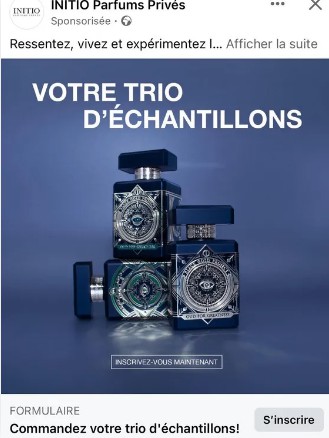 échantillons INITIO Parfums