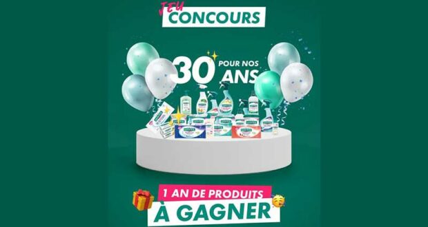 30 lots d'un an de produits nettoyant Sanytol à gagner