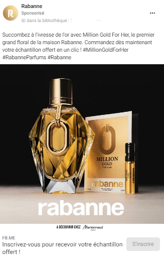 parfum Million Gold de Paco Rabanne