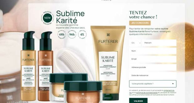 10 Routines Sublime Karité de René Furterer à remporter