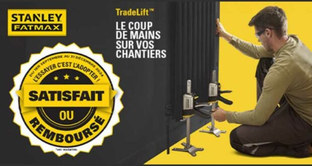 Lève express TradeLift FATMAX STANLEY 100% Remboursé