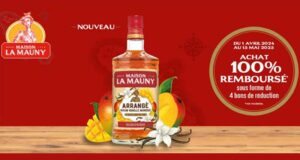 Rhum arrangé vanille mangue LA MAUNY 100% remboursé