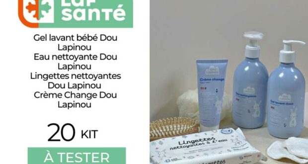 20 Kit de Confort Dou Lapinou à tester