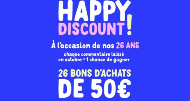 26 bons d'achat Cdiscount de 50 euros à gagner