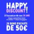 26 bons d'achat Cdiscount de 50 euros à gagner