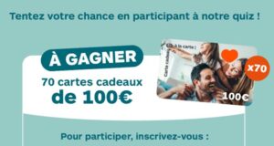 70 cartes-cadeaux Boulanger de 100€ offertes