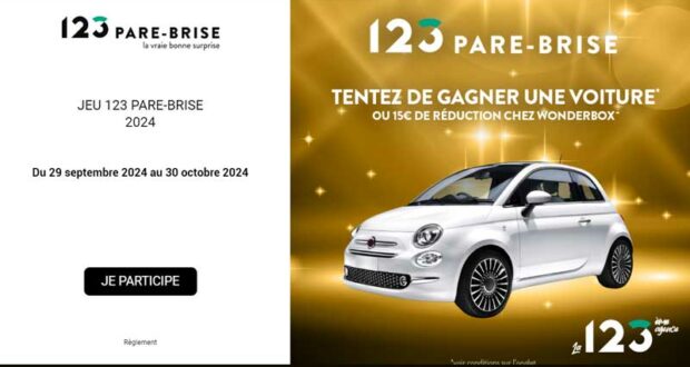 Gagnez une voiture Fiat 500 (valeur de 18923 euros)