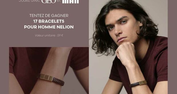 17 bracelets pour homme Män offerts