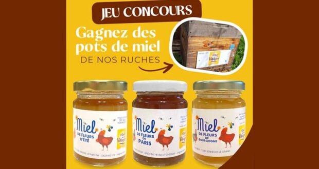 400 coffrets de dégustation de 3 pots de miel à gagner