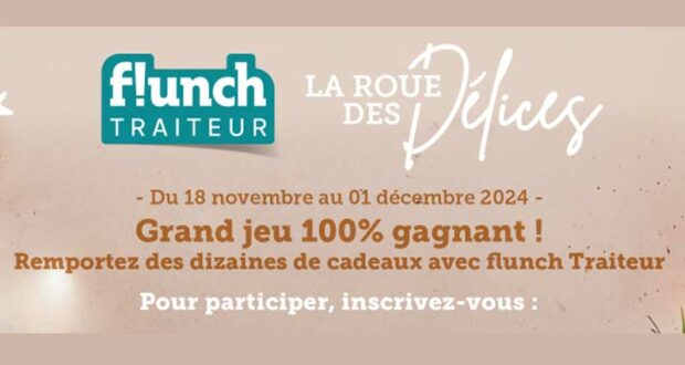 42 bons Flunch Traiteur offerts