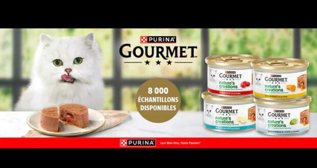 8000 Échantillons Gratuits Purina Nature’s Creation GOURMET