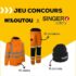 En jeu 15 ensembles veste + pantalon + bonnet Singer Safety