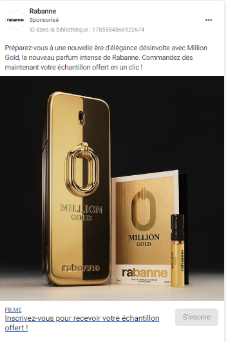 parfum 1 Million Gold