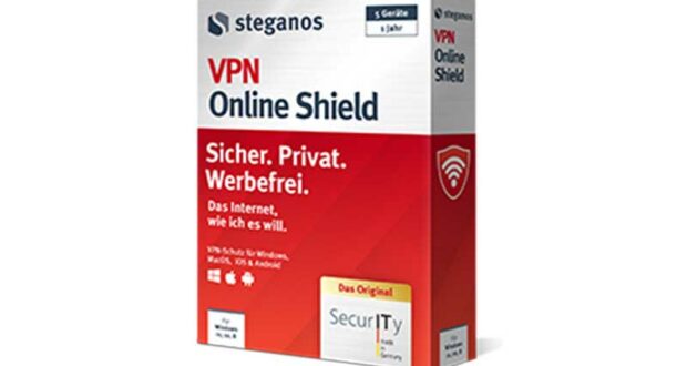 1 an gratuit d'abonnement à Steganos VPN Online Shield