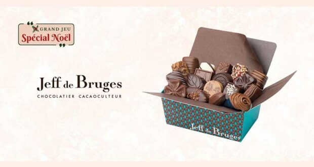 30 assortiments de chocolats Jeff de Bruges offerts