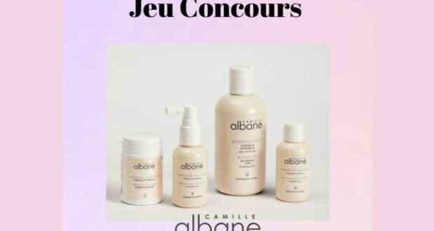 6 lots de 4 produits capillaires Camille Albane offerts