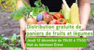 Distribution gratuite de 400 paniers de fruits et légumes