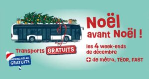 Tous les transports gratuits pendant les week-end de décembre