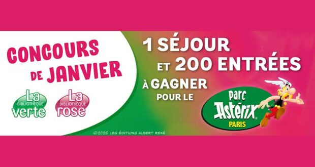 100 lots de 2 entrées pour le Parc Astérix offerts (65€ chaque)