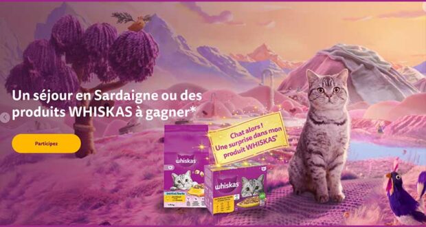 130 assortiments de produits Whiskas à gagner