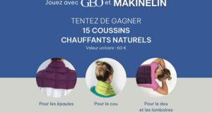 15 coussins chauffants MAKINELIN à gagner (60€ chaque)