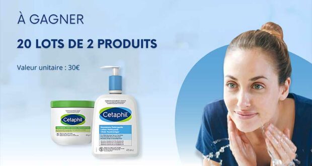 20 lots de soins Cetaphil à gagner