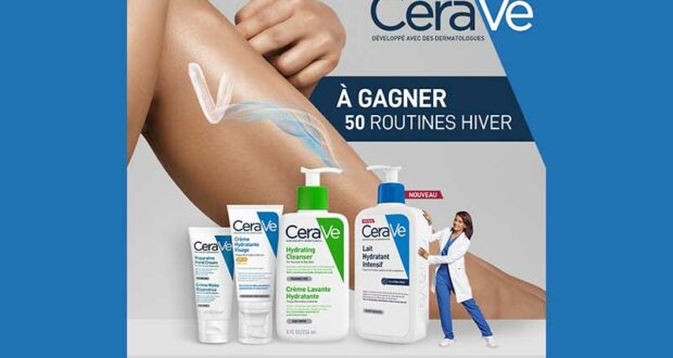 50 routines de 4 produits de soin CeraVe à gagner