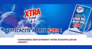 Échantillons gratuits de lessive X-Tra Total