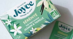 120 Boites de Thé Vert Sérénité au Jasmin de Joyce à tester