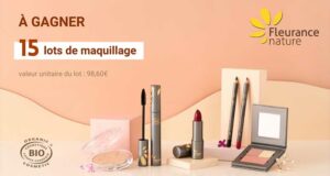 15 lots maquillage Fleurance Nature offerts