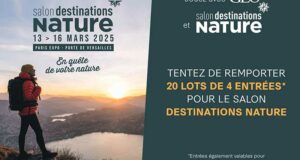 20 lots de 4 entrées pour le salon Destination Nature à gagner