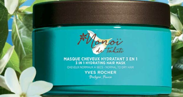 300 Masques Cheveux Hydratant Monoï Yves Rocher à tester