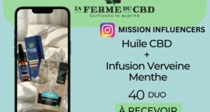 50 DUO Huile dodo CBD + infusion Verveine Menthe à tester