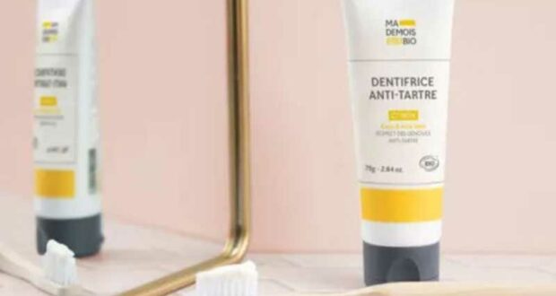 60 Dentifrice anti-tarte au citron Mademoiselle bio à tester