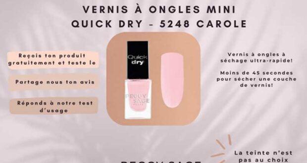 60 Vernis à ongles MINI Quick dry 5248 Carole à tester