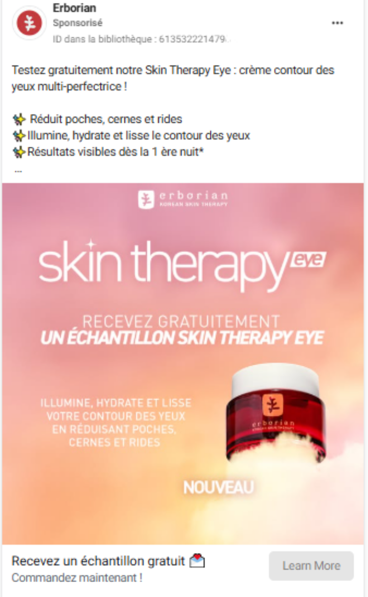 Crème Contour des Yeux Skin Therapy Eye