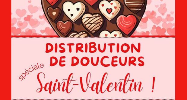 Distribution de douceurs spéciale Saint Valentin