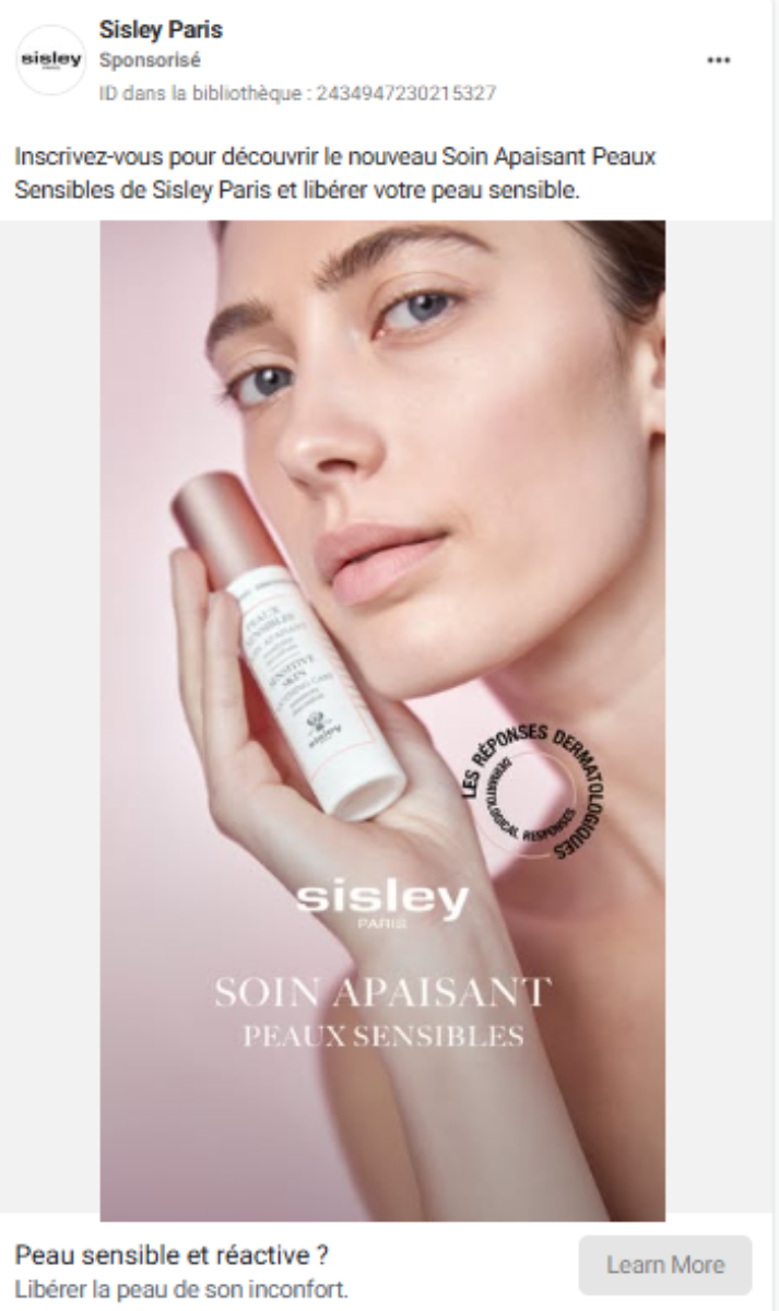 Soin Apaisant pour Peaux Sensibles Sisley Paris