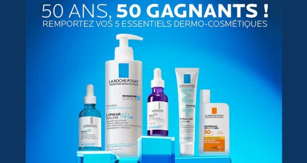 50 box de 5 soins La Roche-Posay à gagner