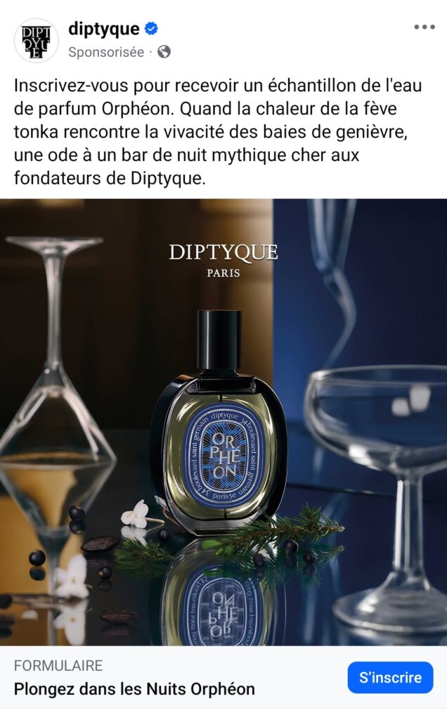 Parfum Orphéon de Diptyque Paris